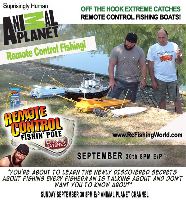 Go Remote Control Fishing with Animal “Off The Hook”! Bait